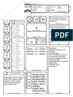 Misa Character Sheet