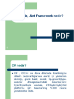 1 - C#nedir - Dotnet - Nedir (Uyumluluk Modu)