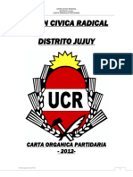 Carta Organica UCR Jujuy