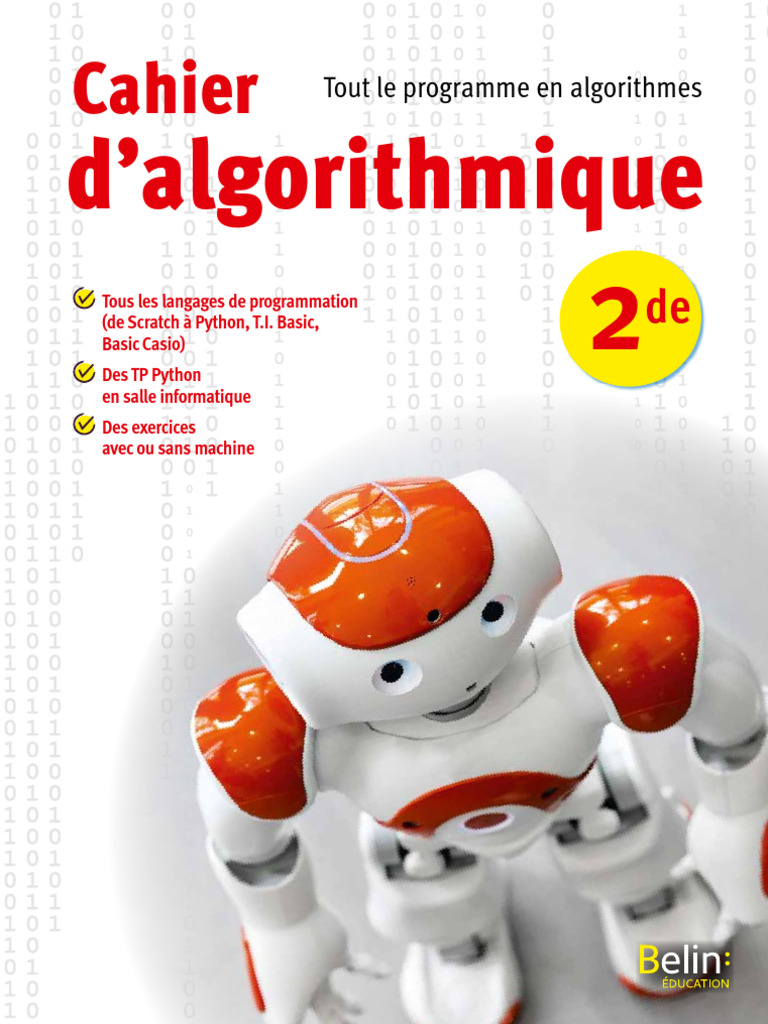 Algorithmes et Programmation 2de | PDF | Structure de contrôle ...