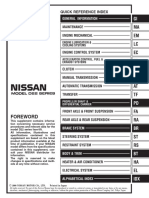 Nissan Navara D22 Service Manual Supplement (2000 November)