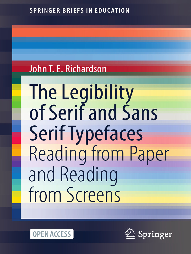 The Legibility of Serif and Sans Serif Typefaces | PDF | Typefaces ...