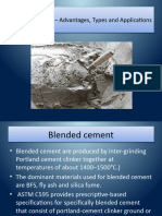 Blended Cement - Advantages, Types and Applications