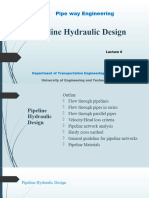 Pipeline Hydroulic Design Lec 1