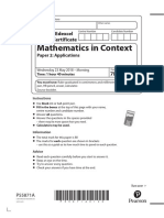 03a Maths in Context Paper 2 - May 2018