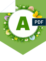 Green Classroom Illustrated Easter Bunting (1)