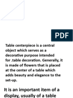 TLE 10-W5-Table Centerpiece