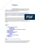Registro de Windows