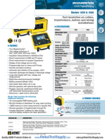 Aemc Instruments 1060 Megohmmeter Datasheet