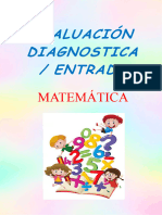 Evaluacion Diagnostica - Matematica