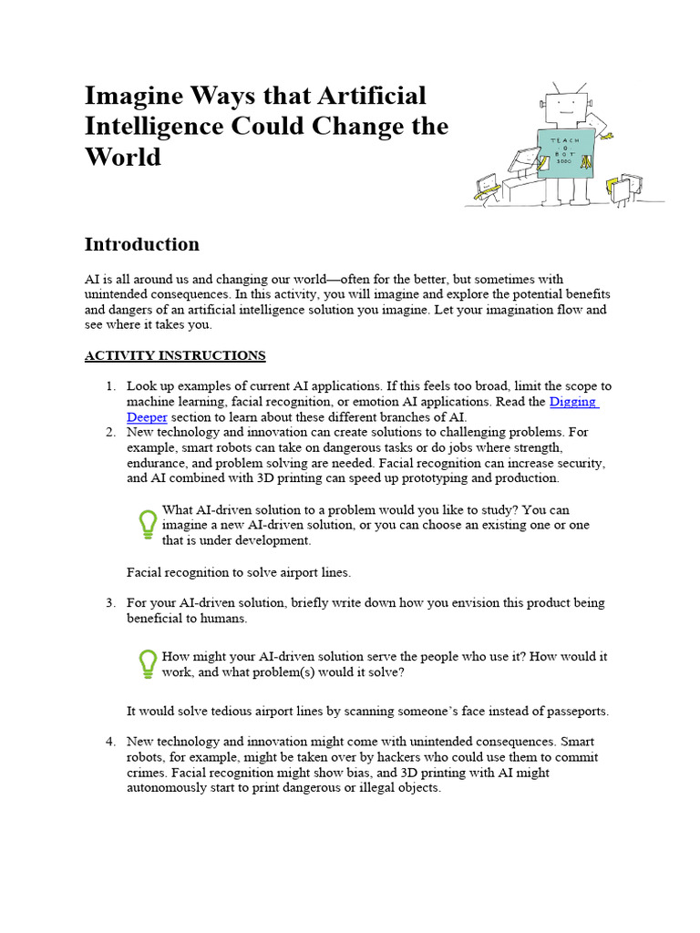 AI's Impact: Benefits and Risks Explored | PDF | Artificial ...