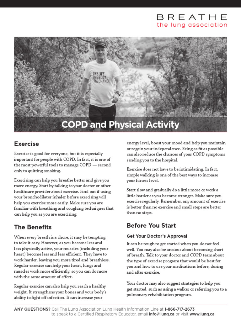 Physical Activity | PDF | Abdomen | Chronic Obstructive Pulmonary Disease