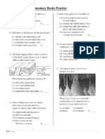 Sedimentary Rocks Practice