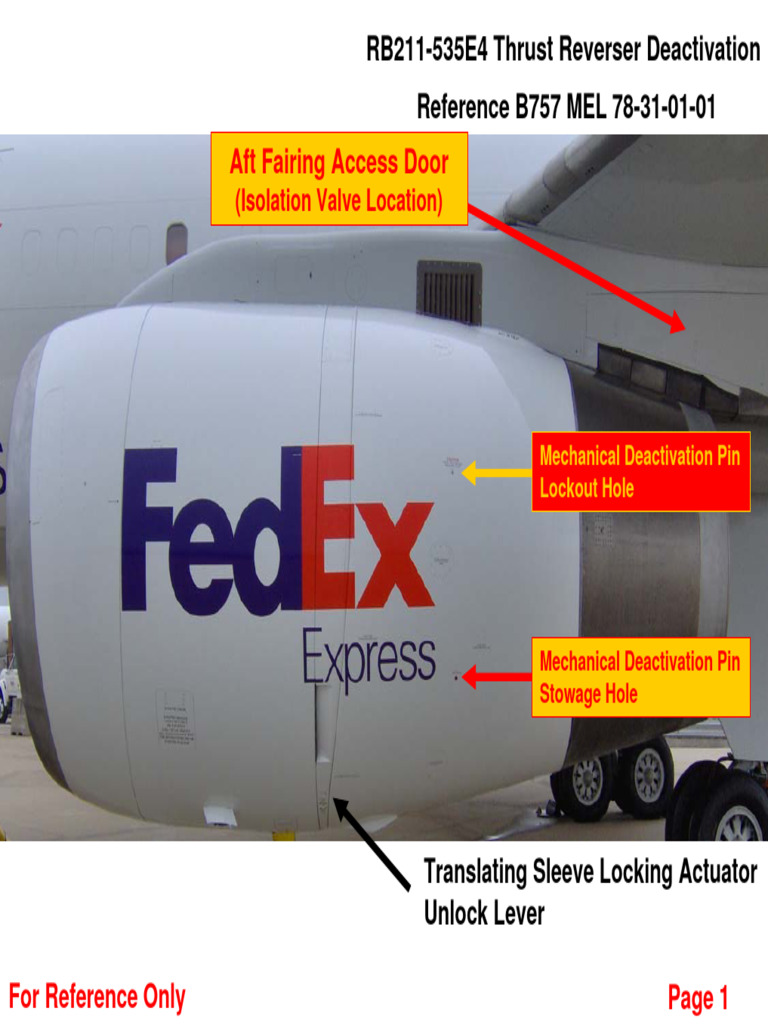 B757_70_RB211_Thrust_Reverser_Lockout | PDF