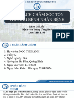 Kế Hoạch Chăm Sóc Tổn Thương Bệnh Nhân Bệnh Da Nhiễm Khuẩn