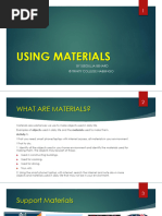 S1 Chemistry USING MATERIALS by Ssegujja Benard