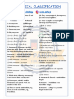 BIOLOGICAL CLASSIFICATION DPP by Seep Pahuja