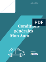 Conditions Générales Mon Auto: Automobile