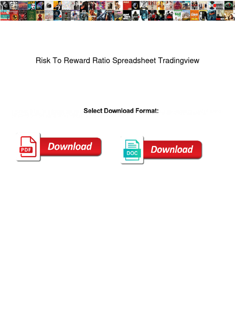 Risk To Reward Ratio Spreadsheet Tradingview | PDF | Spreadsheet ...