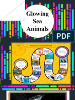 Glowing Sea Animals Powerpoint