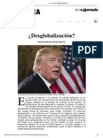 ¿Desglobalización