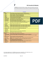 PDI Checklist (All Models) : Description Area Checked