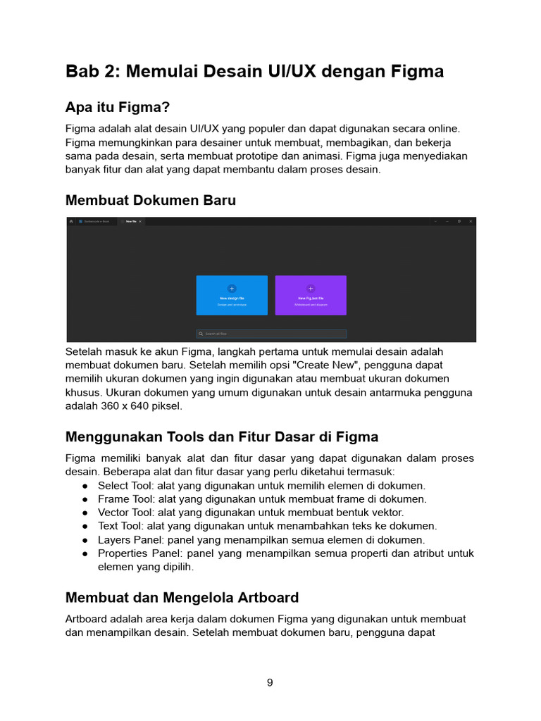 Memulai Desain UI/UX dengan Figma | PDF