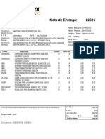 Nota de Entrega:: Importadora Kobatex, C.A. Rif: J-41164049-2