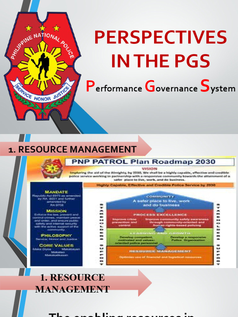 PNP Performance Governance System Overview | PDF | Business