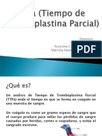 TTPa (Tiempo de Tromboplastina Parcial)