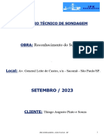 Relatório Sondagem - Thiago - Sacomã