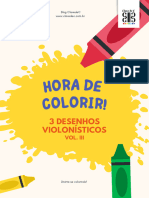 3 Desenhos Voilonisticos Volume 3 Hora de Colorir