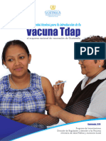 Lineamientos Vacuna Tdap
