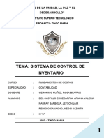 Sistema de Control de Inventarios - Ariana, Jeyson, Meggi