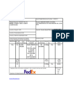 Fedex Invoice