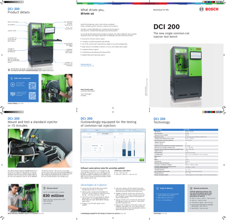 DCI 200 Brochure | PDF | Pascal (Unit) | Manufactured Goods