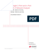 Keysight 2-Port and 4-Port PNA-X Network Analyzer