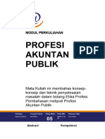 MODUL ETIKA - 5 PROFESI AKUNTAN PUBLIK