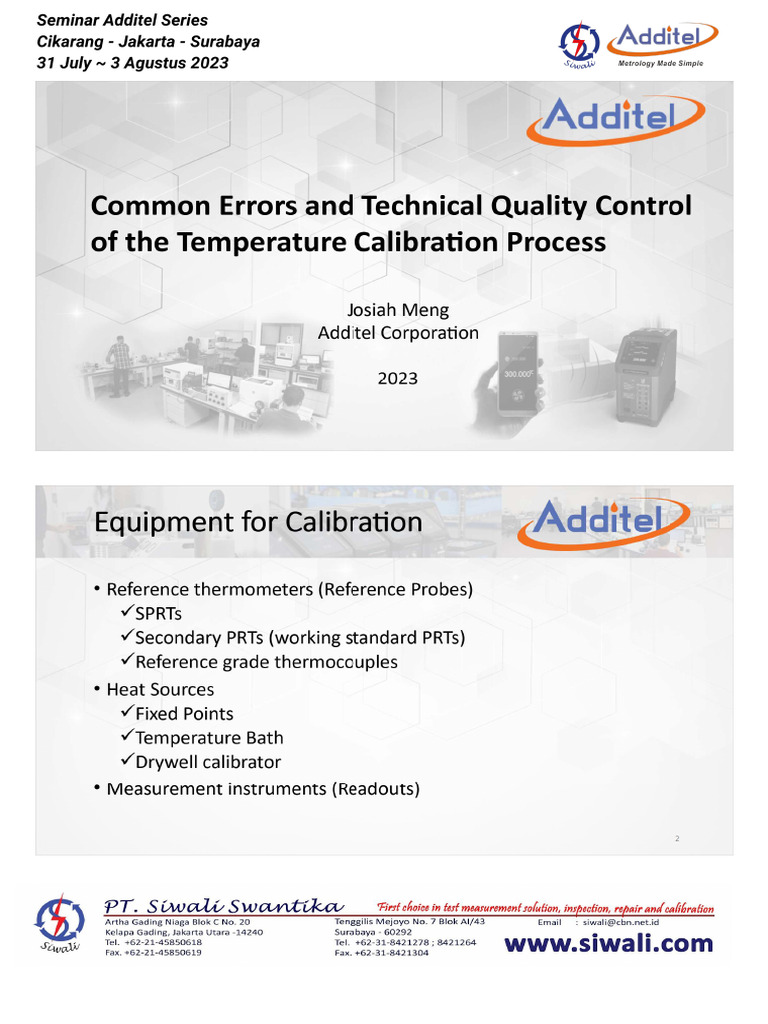 Common Errors and Technical Quality Control of The Temperature ...