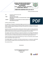 Informe de Estudiantes Que No Probaron Durante Los Exámenes Supletorios