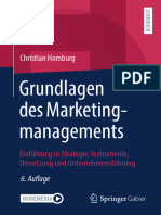 Grundlagen Des Marketing - Managements: Christian Homburg