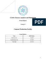 Aspen Flowsheet For Cumene Production