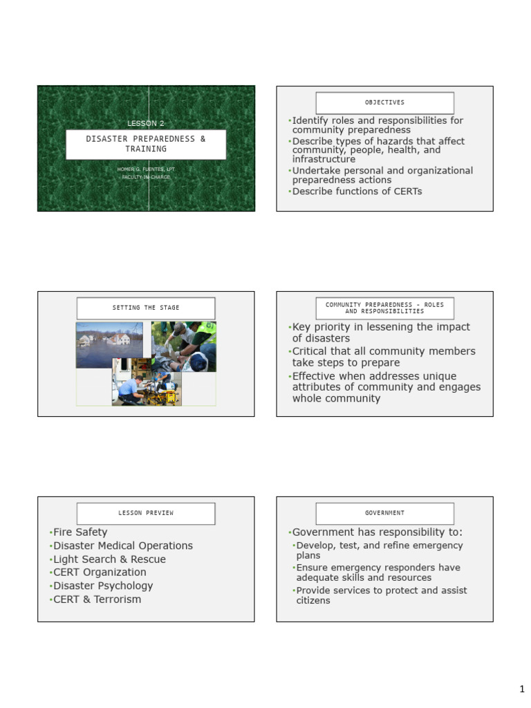 02 Disaster Preparedness Training Pdf Emergency Management Emergency