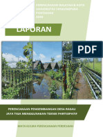 Laporan Perencanaan Perdesaan - Desa Rasau Jaya Tiga - Kelompok 2