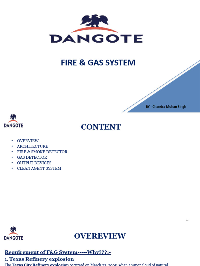 Fire and Gas Detection Systems Overview | PDF | Physical Chemistry ...