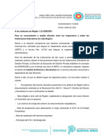 Comunicado N Deg 8-20 Tramitacion de Excepcion Cambio de Director y Secretario