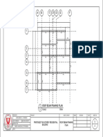 Roof Beam Framing Plan