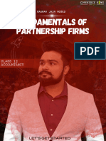 Fundamentals of Partnership Firm