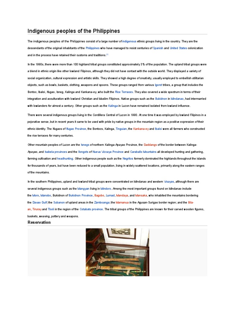 Indigenous Peoples of the Philippines | Ethnic Groups | Ethnicity