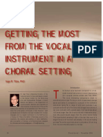 Titze About Choral Voice Maximum